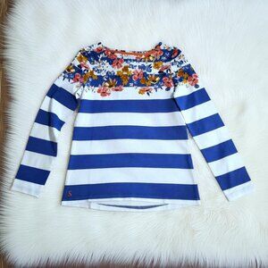 NWT Joules Women's Harbour Print Striped Top Size 4